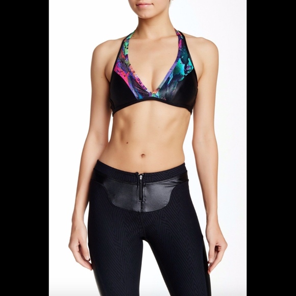 NEW $88 Koral Progression Sports‎ Bra in Black - Picture 1 of 8